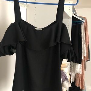 J Crew Black Blouse Sz 8
